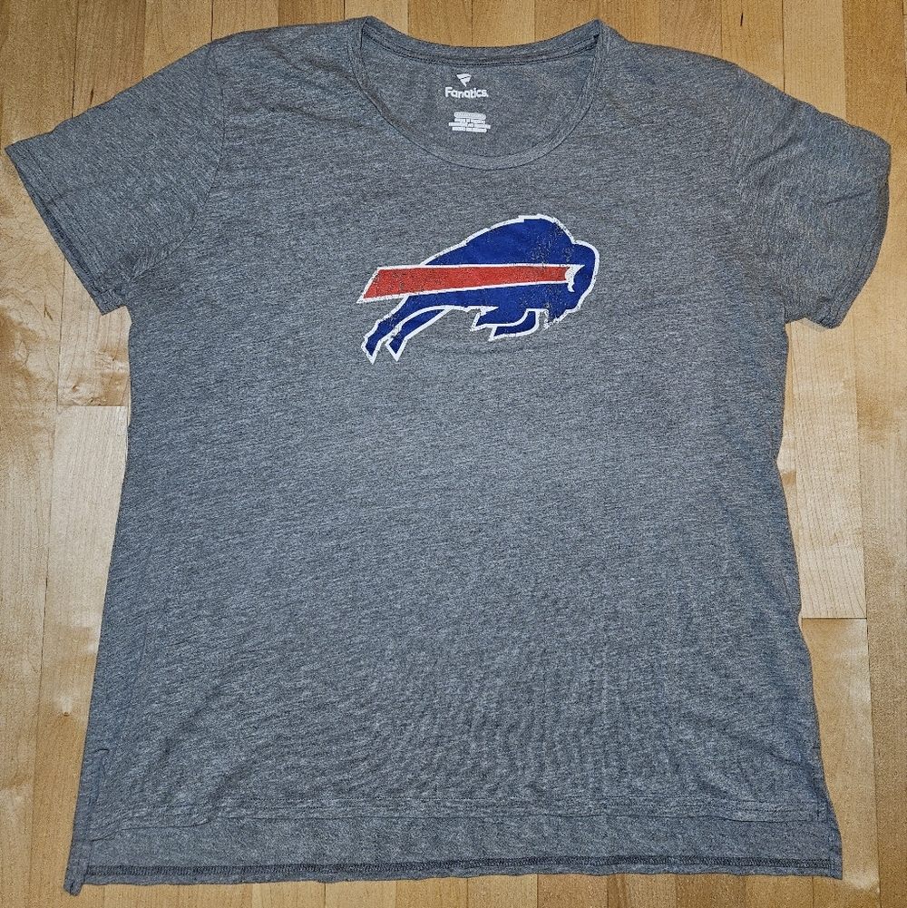 Fanatics Bills Josh Allen Gray Tee 2x